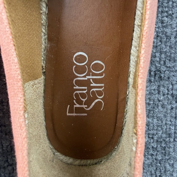 Franco Sarto Coral Canvas Espadrille Flats Size 9.5W - Picture 4 of 8